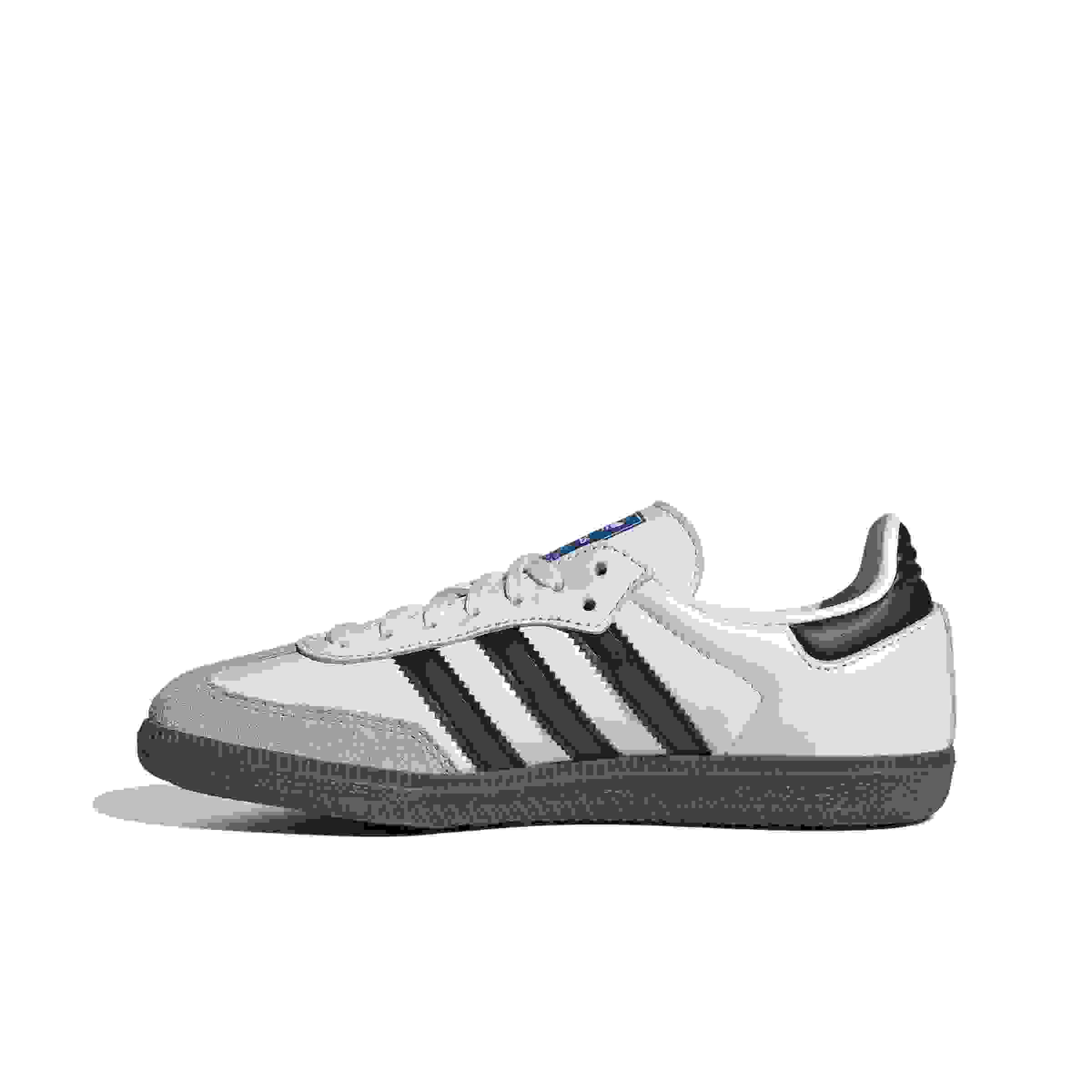 adidas Originals Samba OG Grade School Kids' "Ftwr White/Core Black/Clear Granite" Shoe